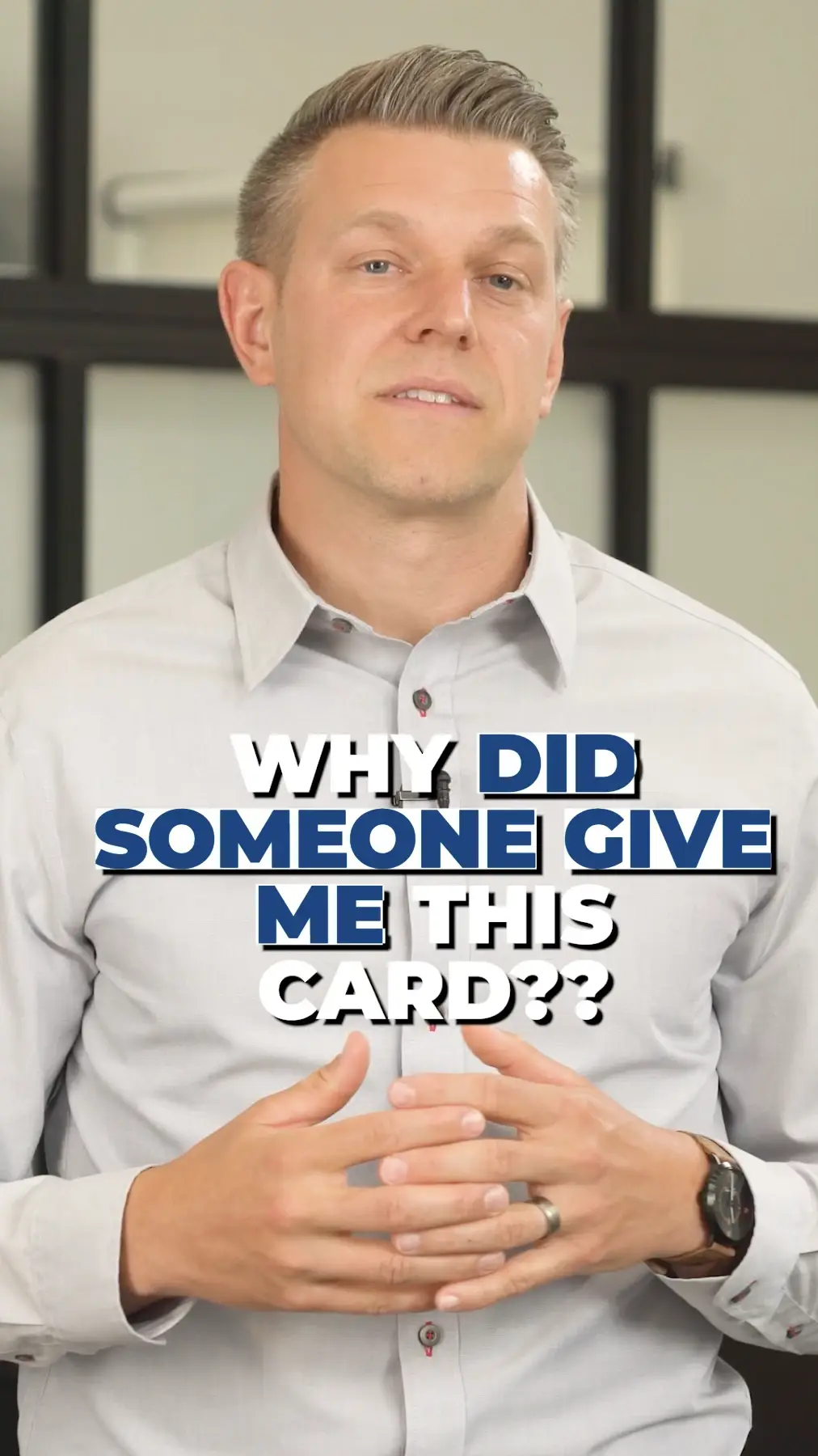 Why Did Someone Give Me This Card?